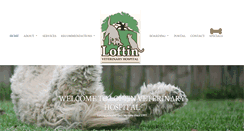 Desktop Screenshot of loftinvethospital.com